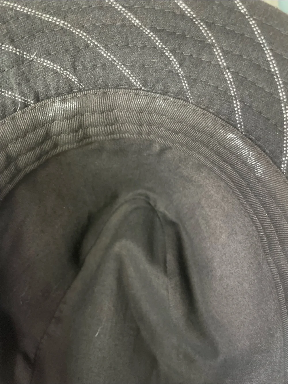 Levi Strauss Signature Black Pinstripe Child’s Fidora Hat